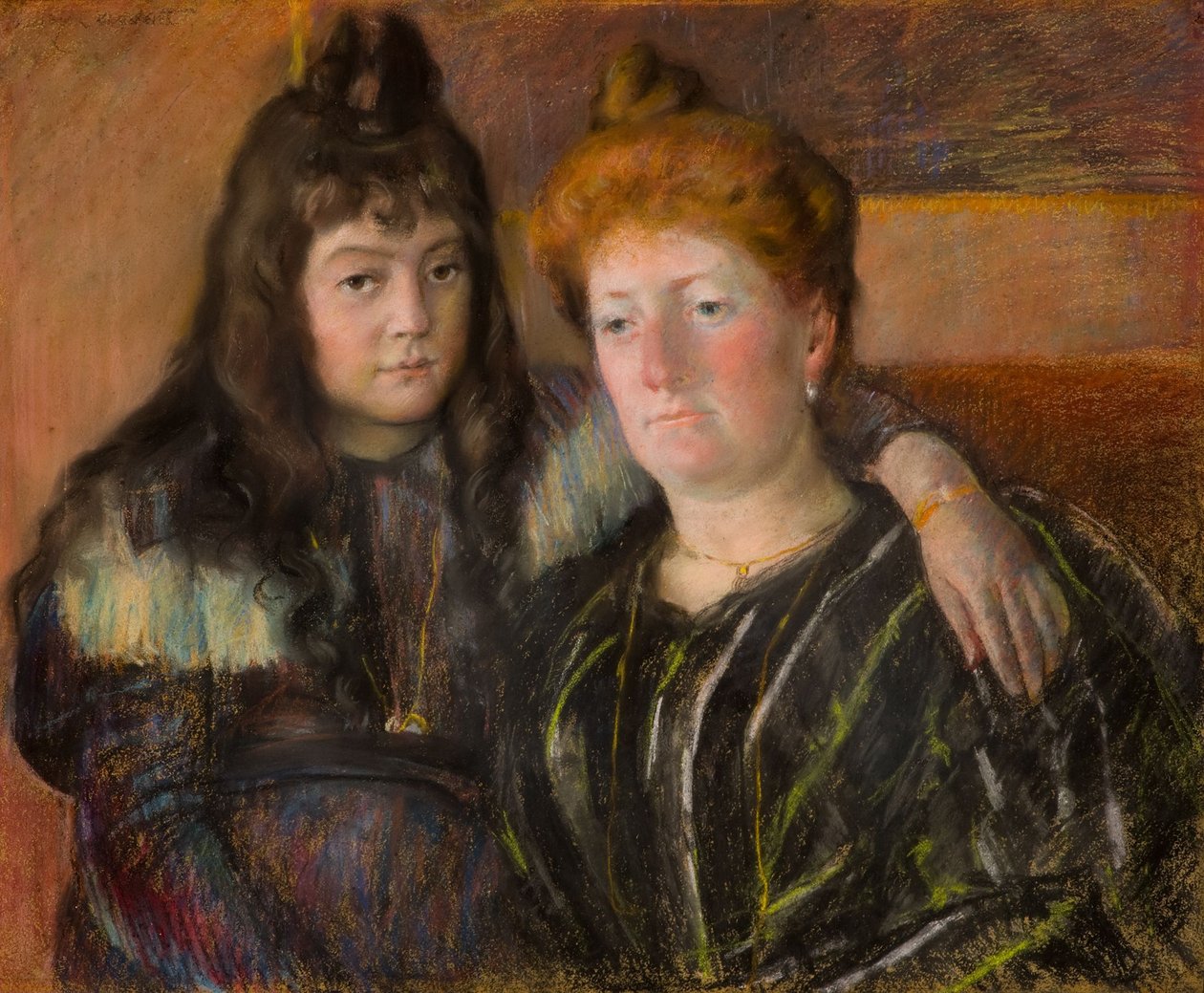 Madame Gaillard i jej córka Marie-Thérèse autorstwa Mary Cassatt