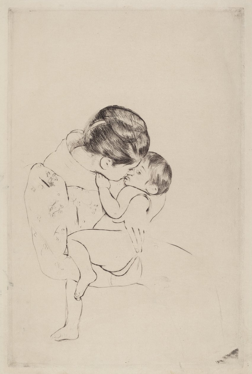 Pocałunek Matki autorstwa Mary Cassatt