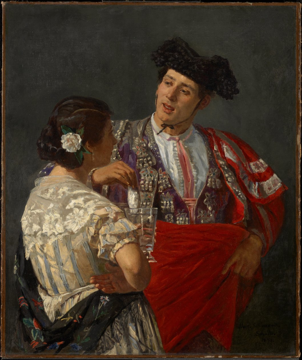 Wręczenie panalu torreadorowi autorstwa Mary Cassatt