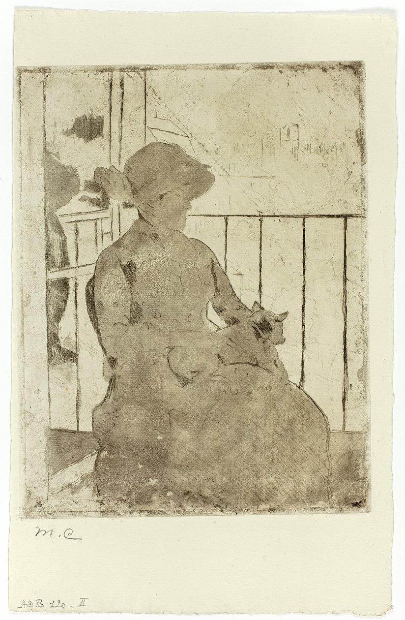 Na balkonie autorstwa Mary Cassatt