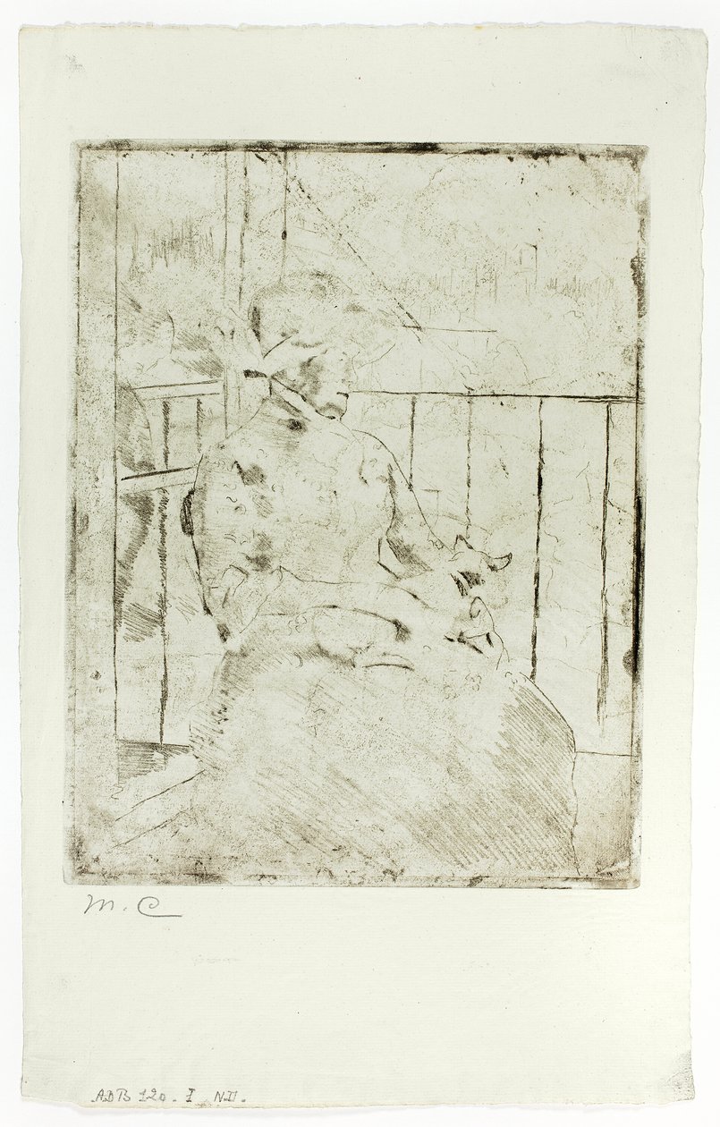 Na balkonie autorstwa Mary Cassatt