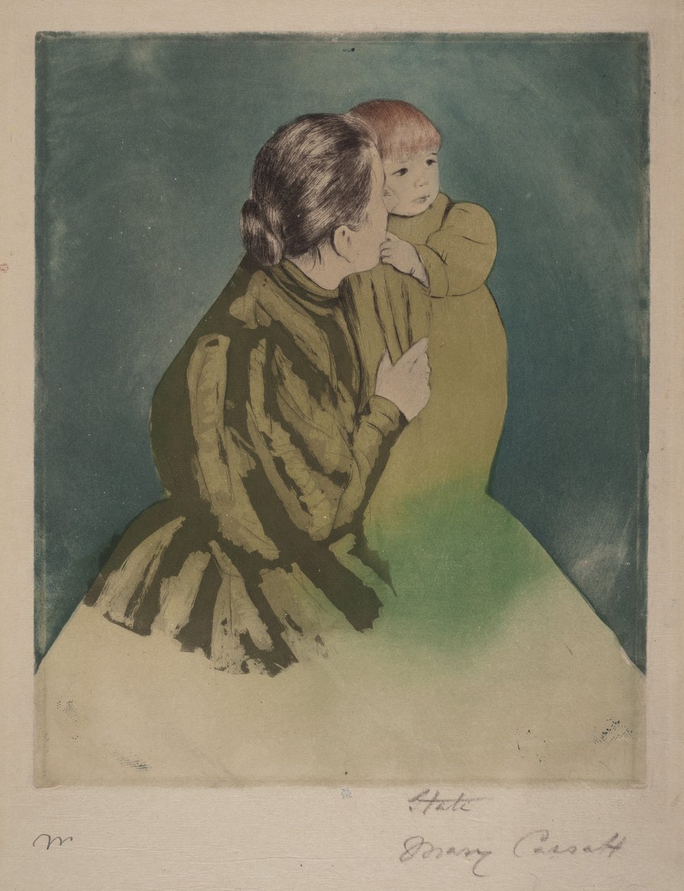 Chłopska matka z dzieckiem autorstwa Mary Cassatt