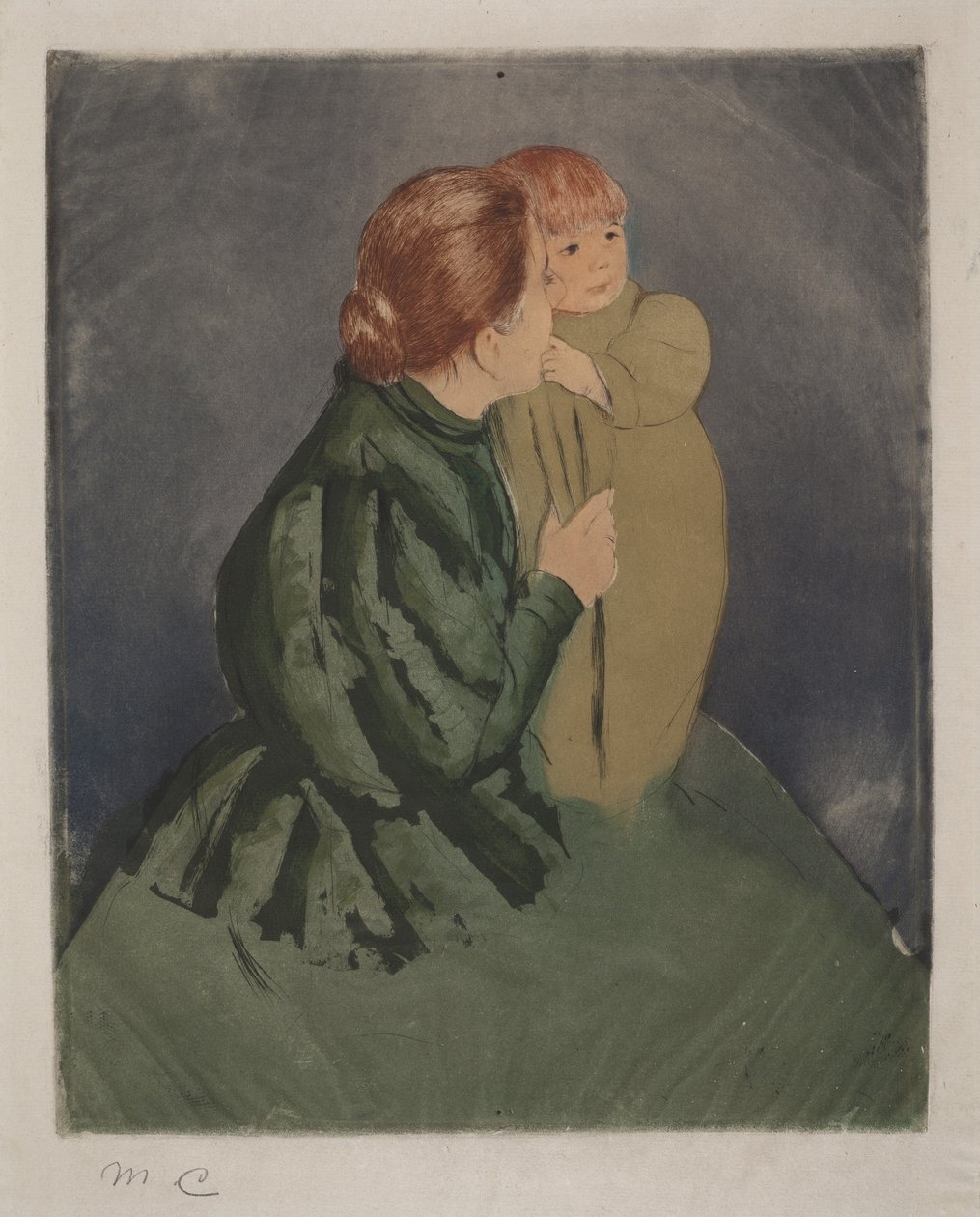 Chłopska matka z dzieckiem autorstwa Mary Cassatt