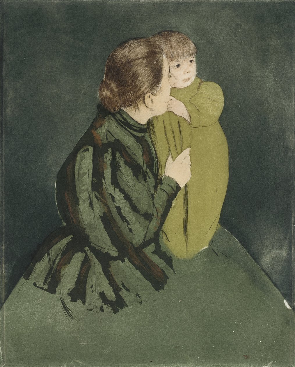 Chłopka z dzieckiem autorstwa Mary Cassatt