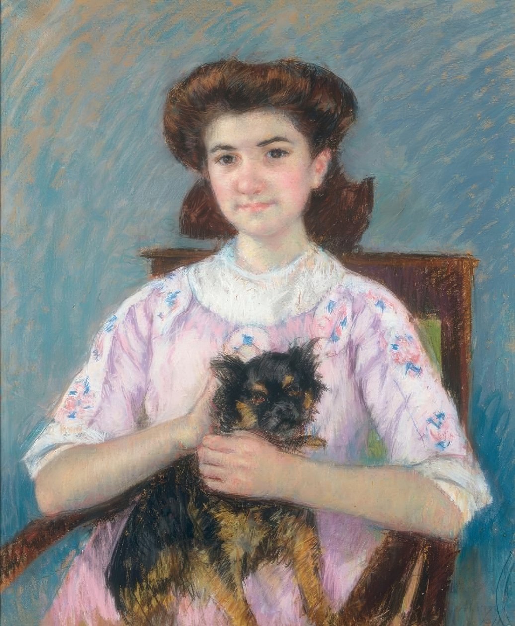 Portret Marie-Louise Durand-Ruel autorstwa Mary Cassatt