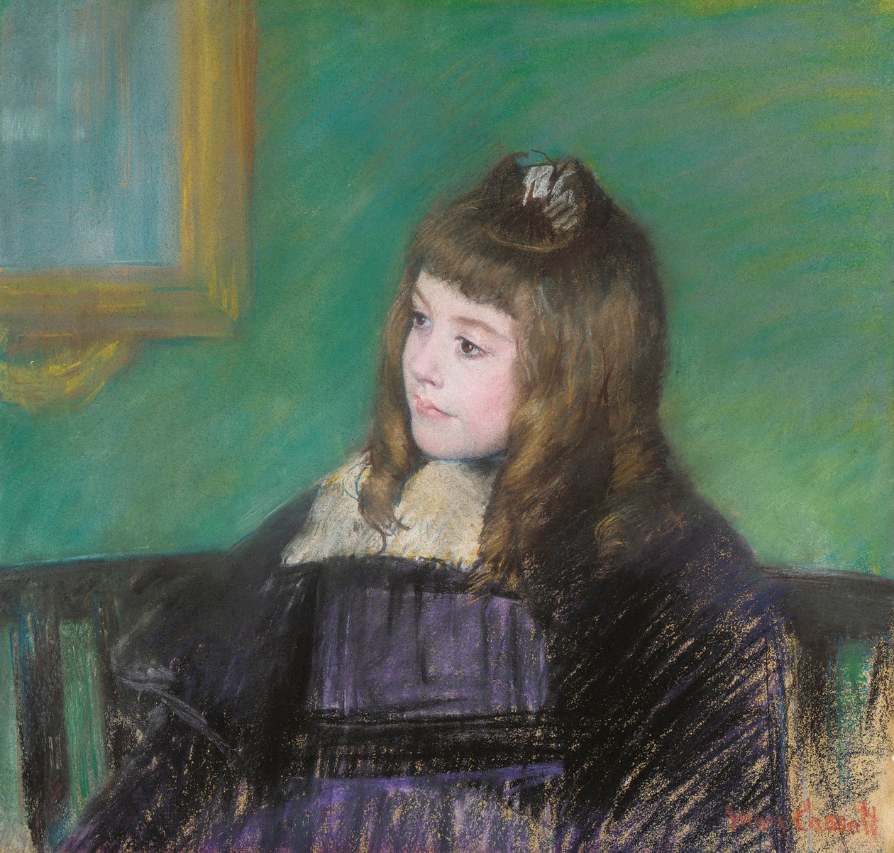 Portret Marie-Teresy Gaillard autorstwa Mary Cassatt