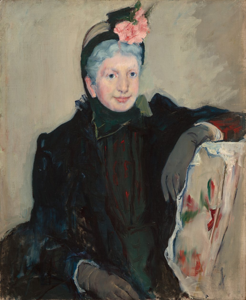 Portret damy autorstwa Mary Cassatt