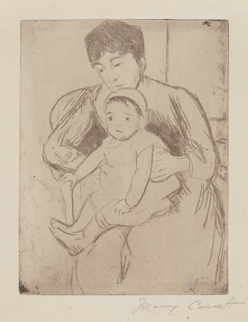 Przygotowywanie rachunku za wycieczkę, c. 1889. autorstwa Mary Cassatt