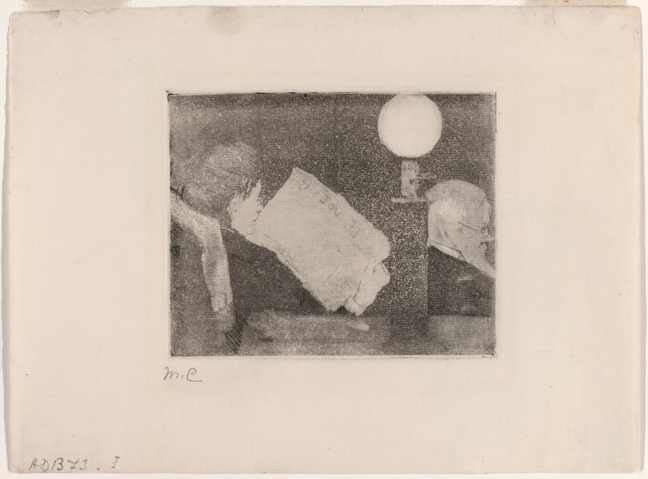Czytanie gazety nr 2 autorstwa Mary Cassatt
