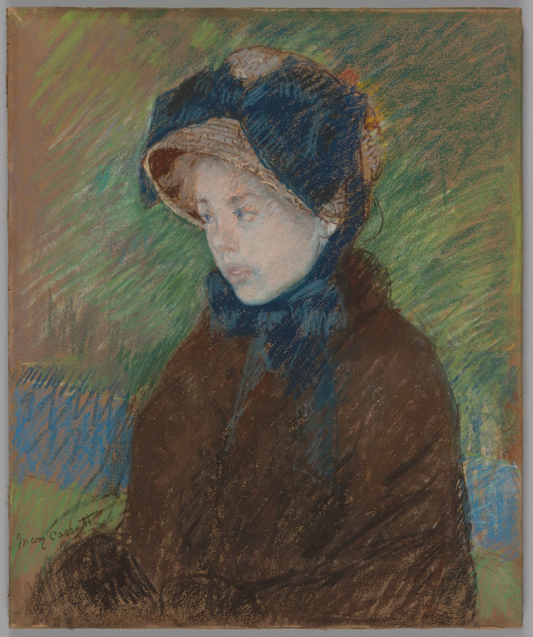 Susan w słomianym czepku autorstwa Mary Cassatt