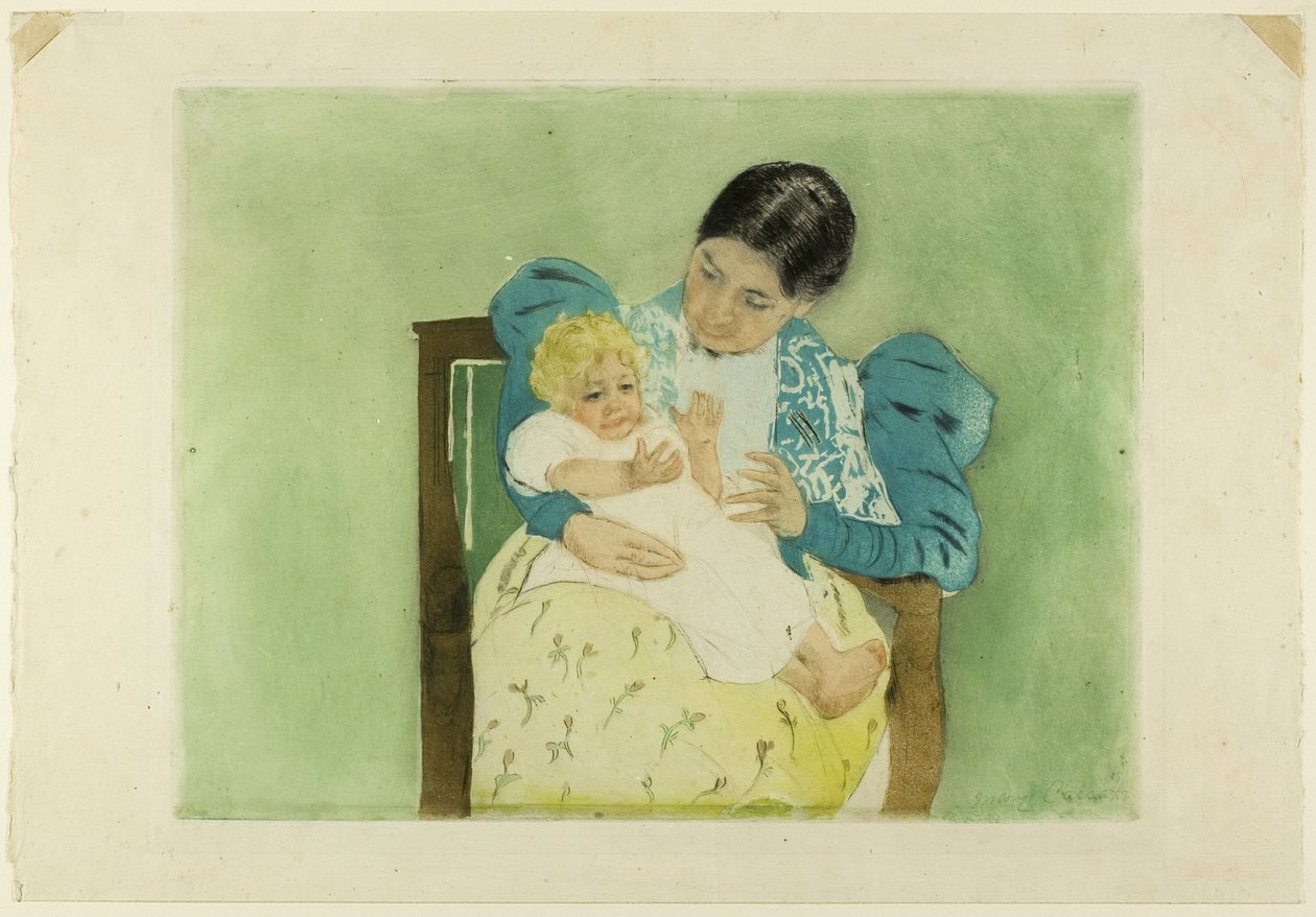 Dziecko boso autorstwa Mary Cassatt