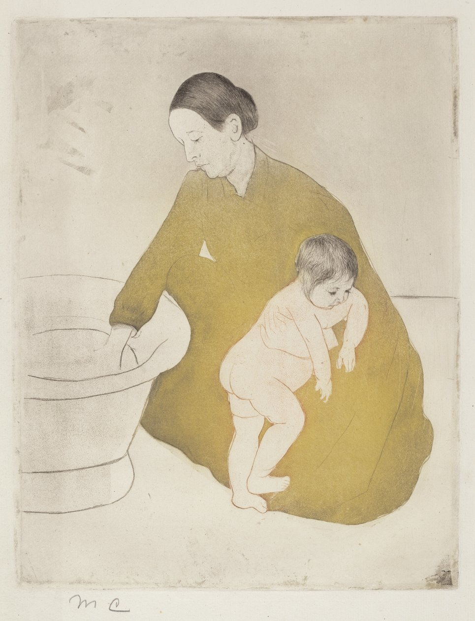 Łaźnia, 1890-1891. autorstwa Mary Cassatt