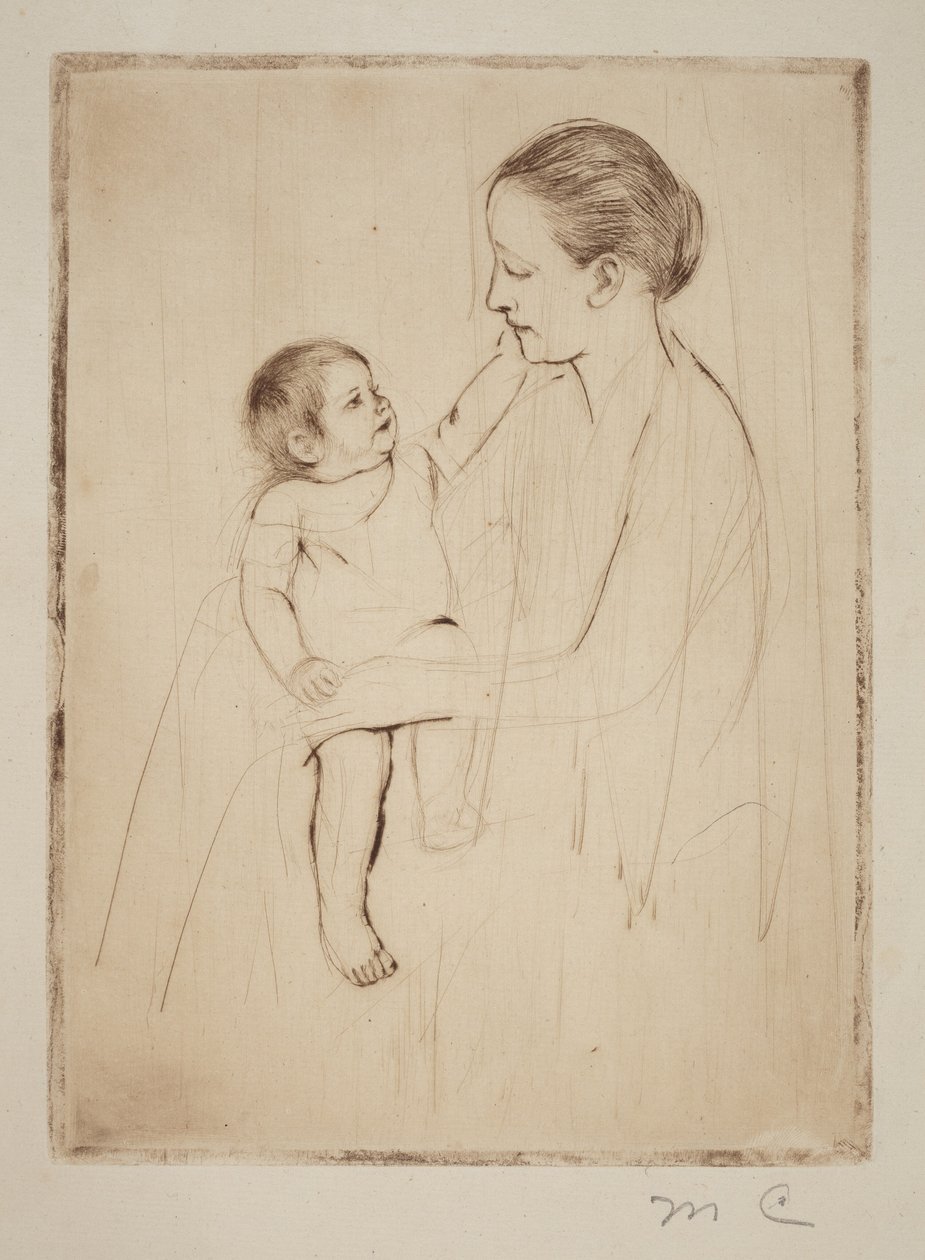 Pieszczota autorstwa Mary Cassatt