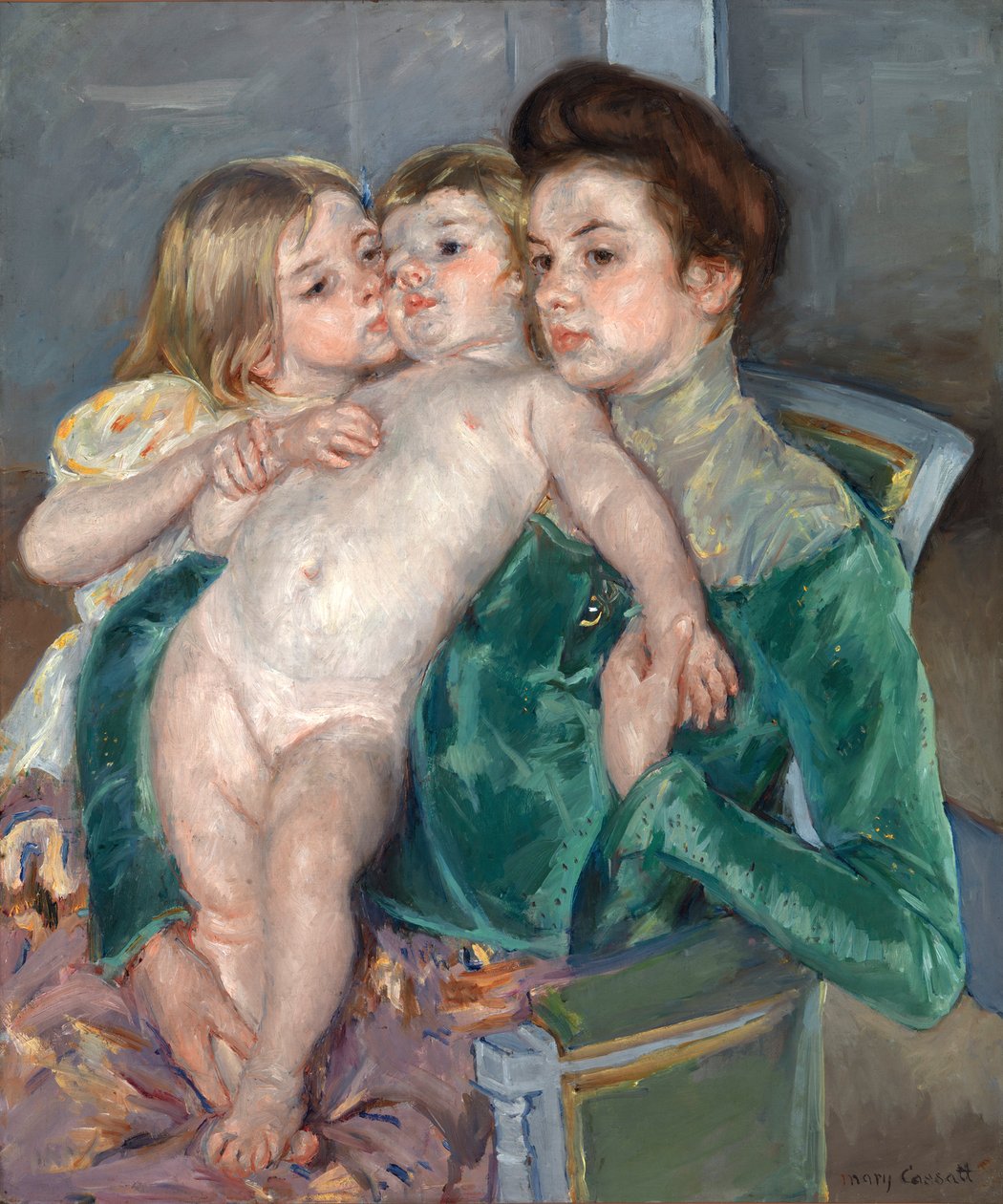 Pieszczota, 1902. autorstwa Mary Cassatt