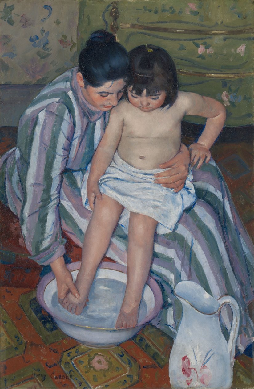 Kąpiel dziecka autorstwa Mary Cassatt