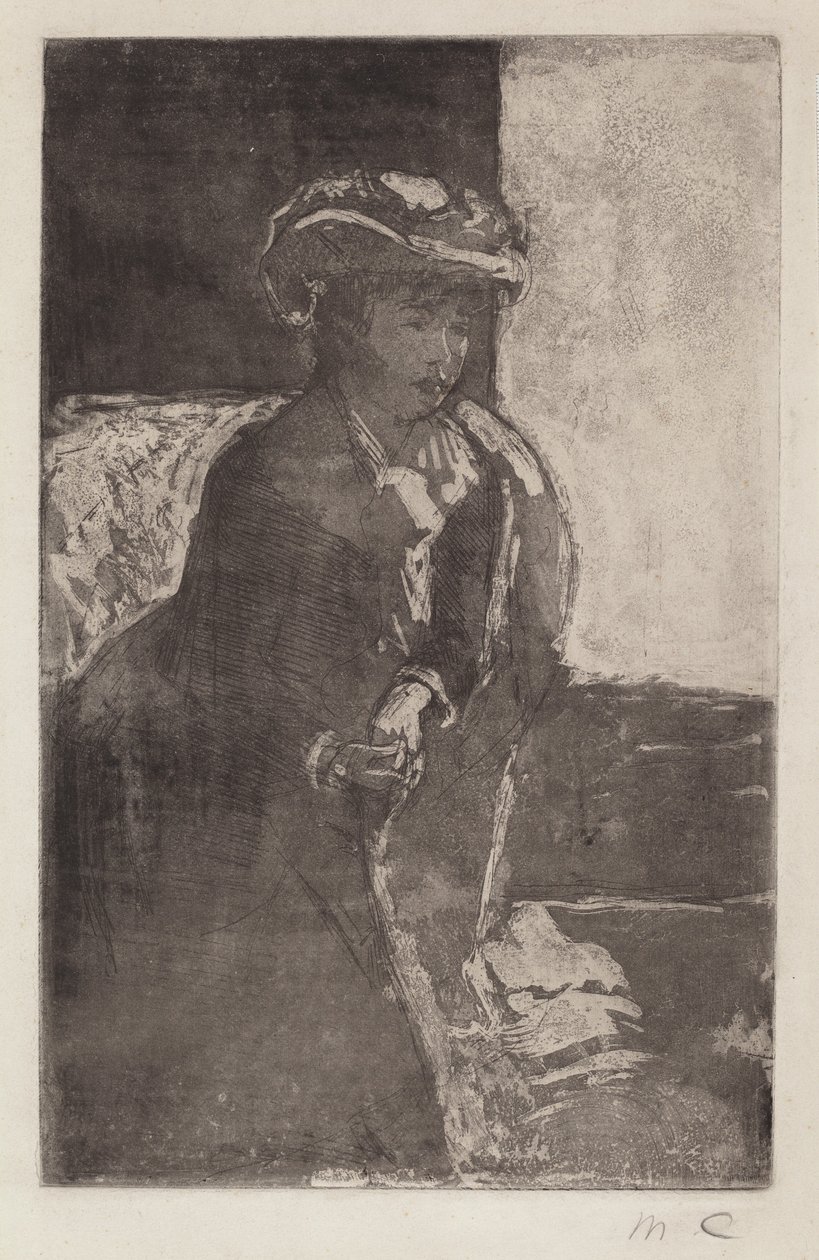 Narożnik sofy (nr 3) autorstwa Mary Cassatt