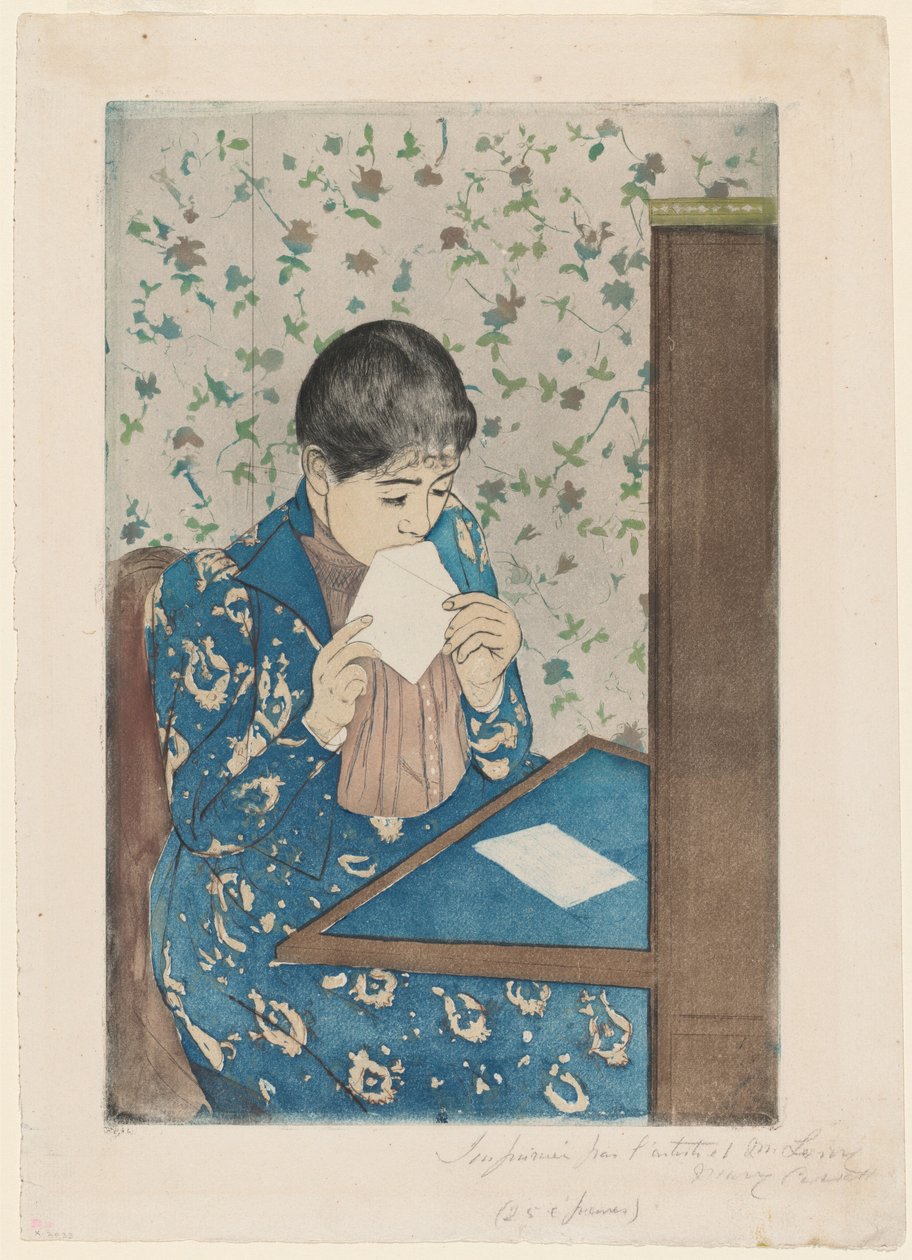 Litera autorstwa Mary Cassatt