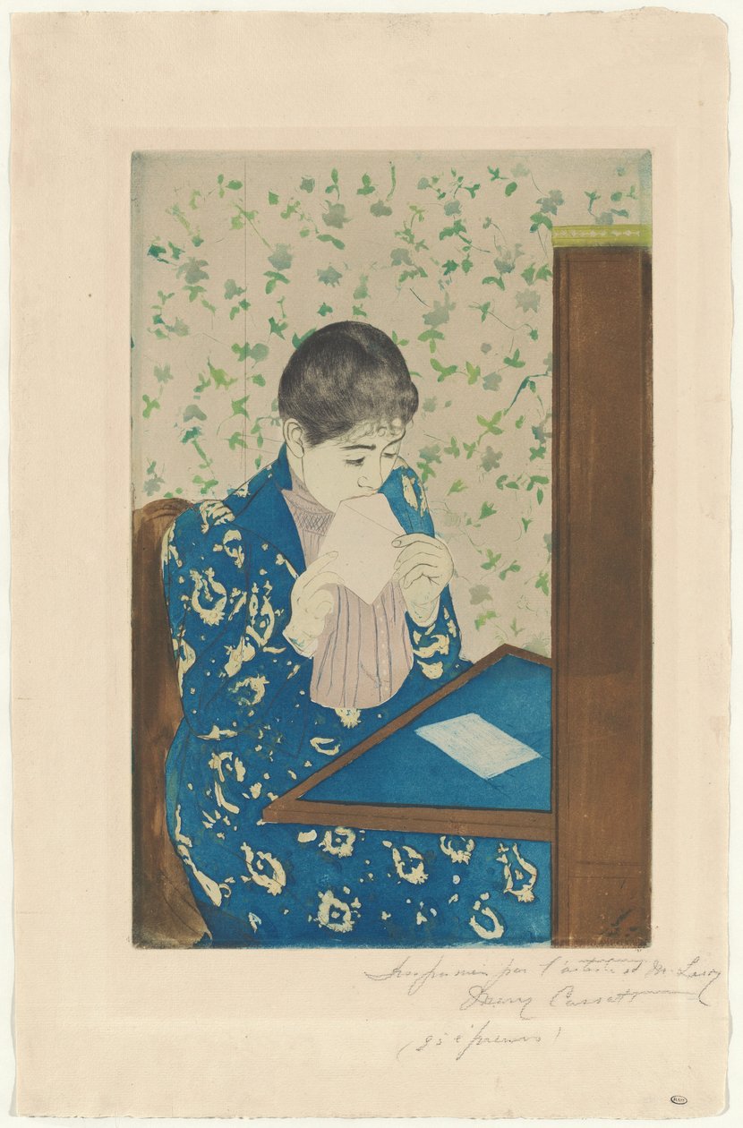 List, 1890-1891. autorstwa Mary Cassatt