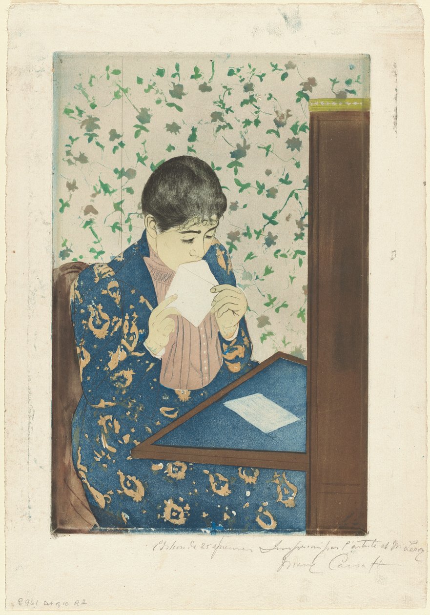 List, 1890-1891. autorstwa Mary Cassatt