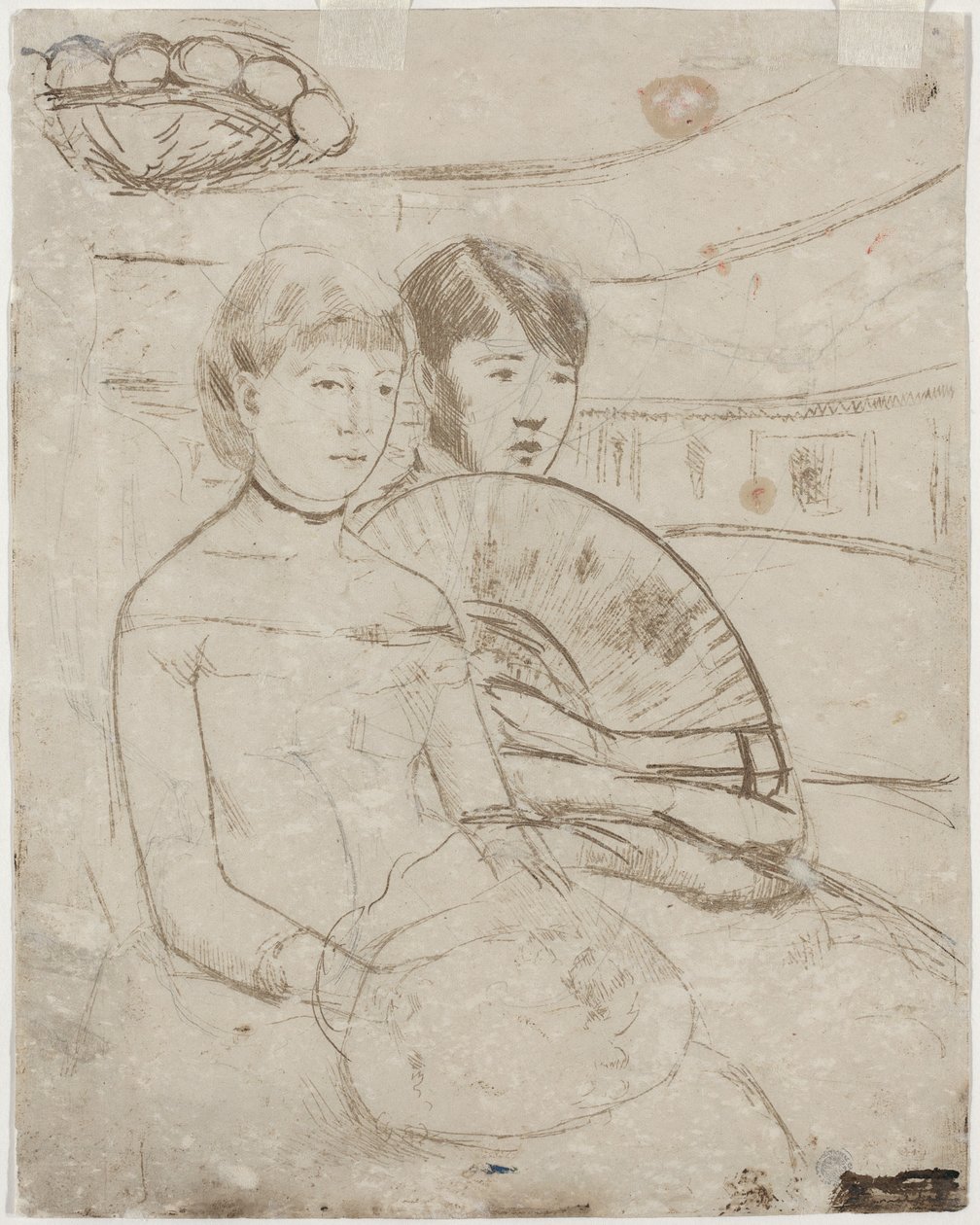 Loża [verso] autorstwa Mary Cassatt