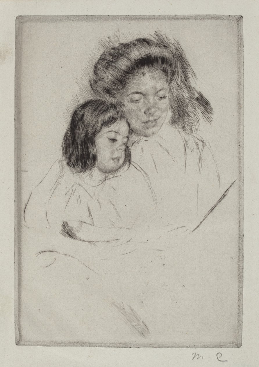 Książka z obrazkami (nr 1) autorstwa Mary Cassatt
