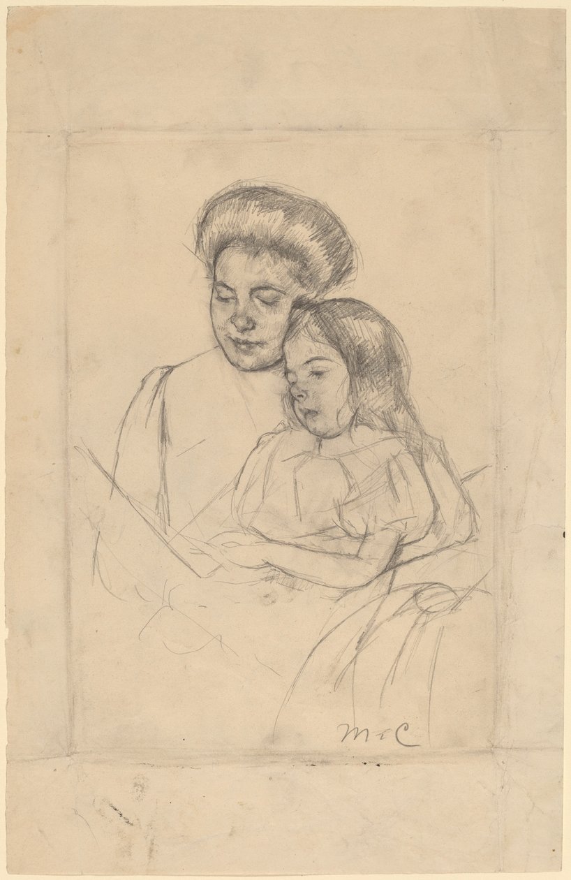 Księga obrazkowa nr 1, ok. n.e. 1901. autorstwa Mary Cassatt