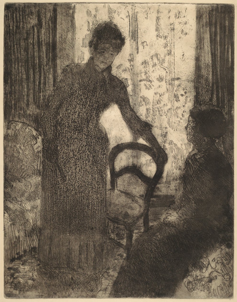 Gość autorstwa Mary Cassatt