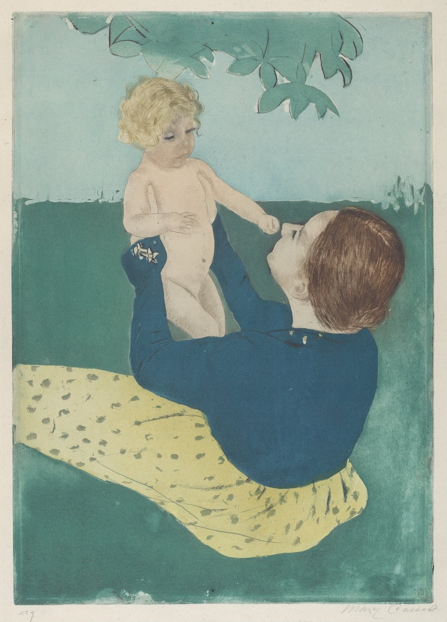 Pod kasztanem autorstwa Mary Cassatt