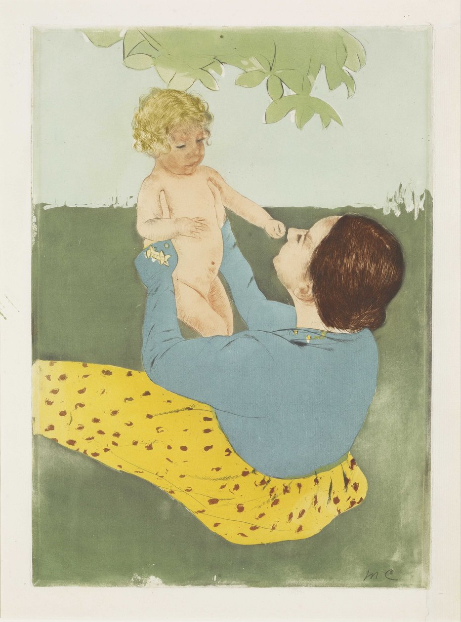 Pod kasztanowcem autorstwa Mary Cassatt