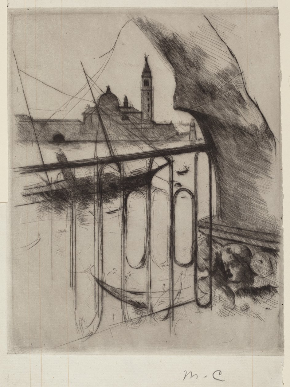 Widok Wenecji, 1887. autorstwa Mary Cassatt