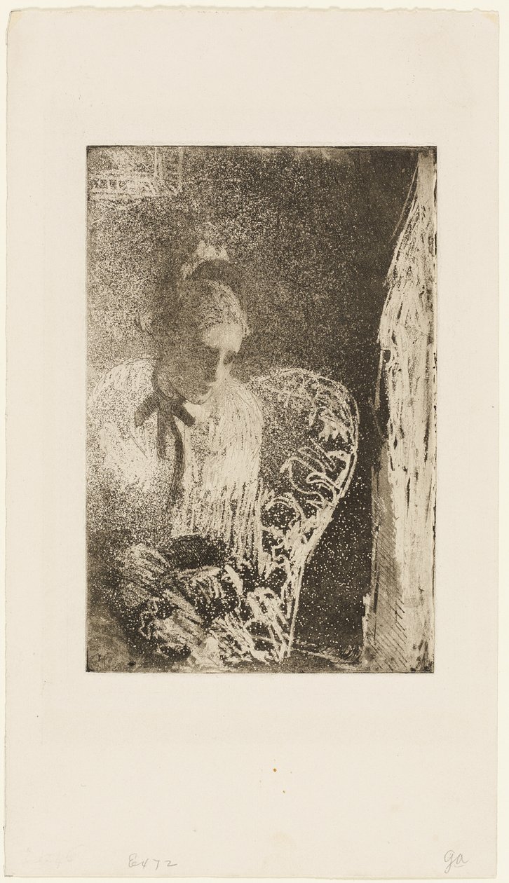 Czekanie autorstwa Mary Cassatt