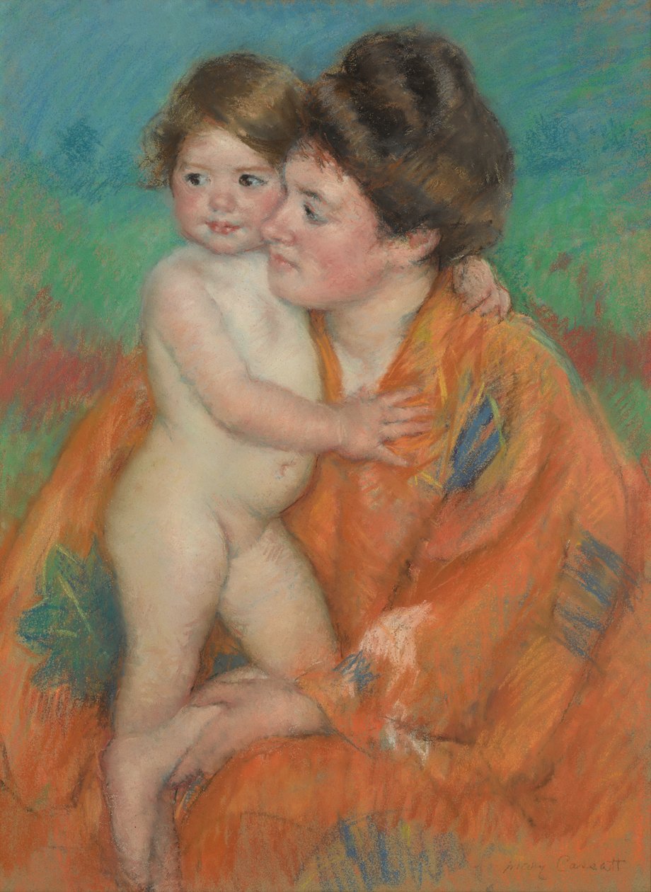 Kobieta z niemowlęciem autorstwa Mary Cassatt