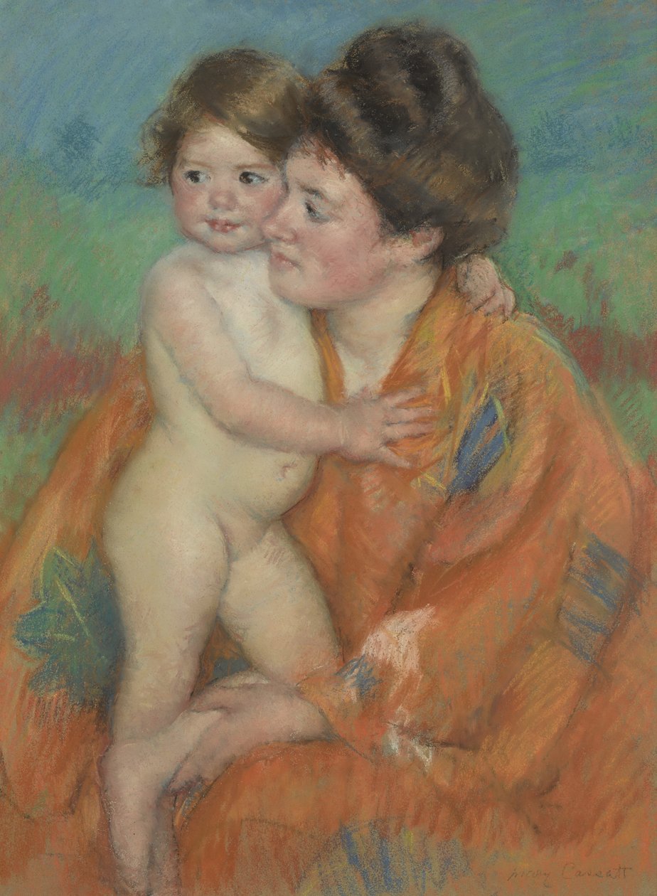 Kobieta z dzieckiem, ok.1902 autorstwa Mary Cassatt