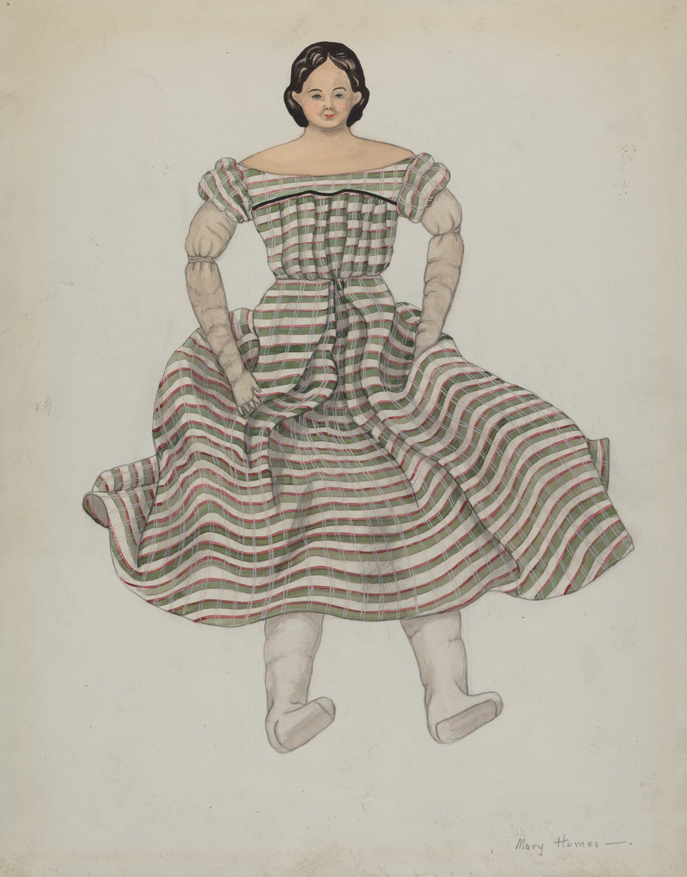 Lalka i kostium, ok. 1930 r. 1937. autorstwa Mary E Humes