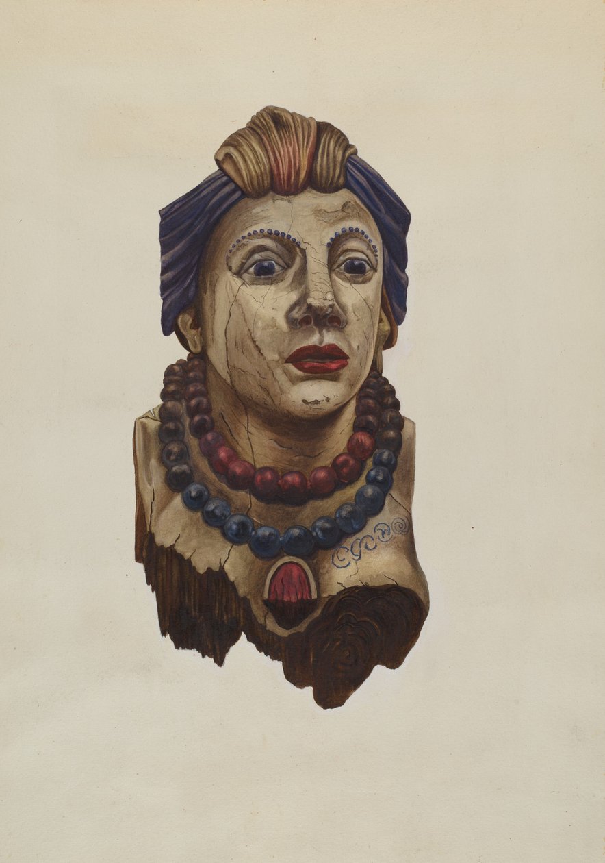Indyjska Księżniczka Figurant, ok. 1938. autorstwa Mary E Humes