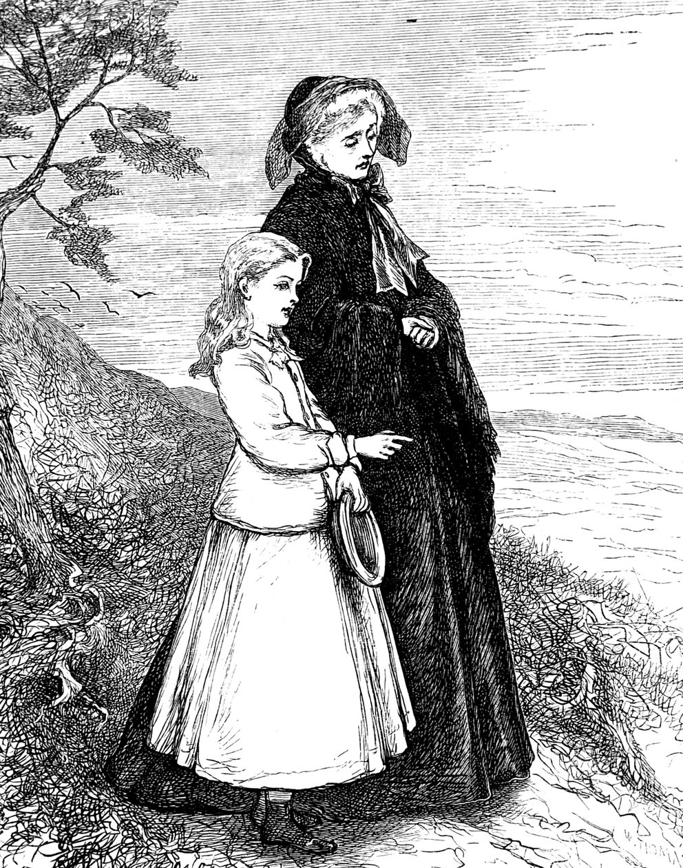 Ciotka spędza czas ze swoją siostrzenicą autorstwa Mary Ellen Edwards