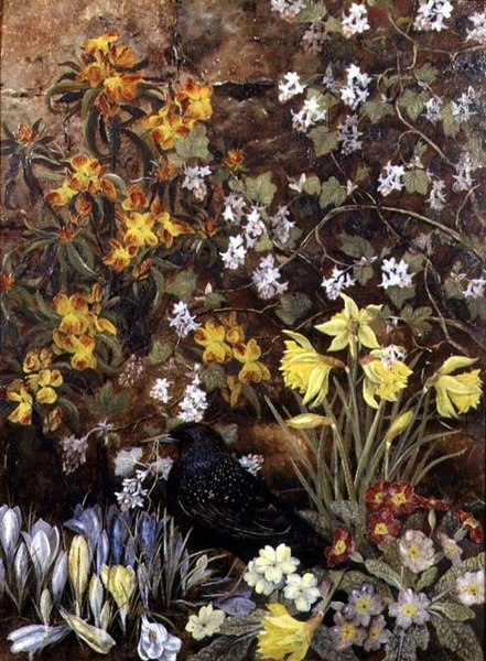 Wiosenne kwiaty autorstwa Mary Ensor