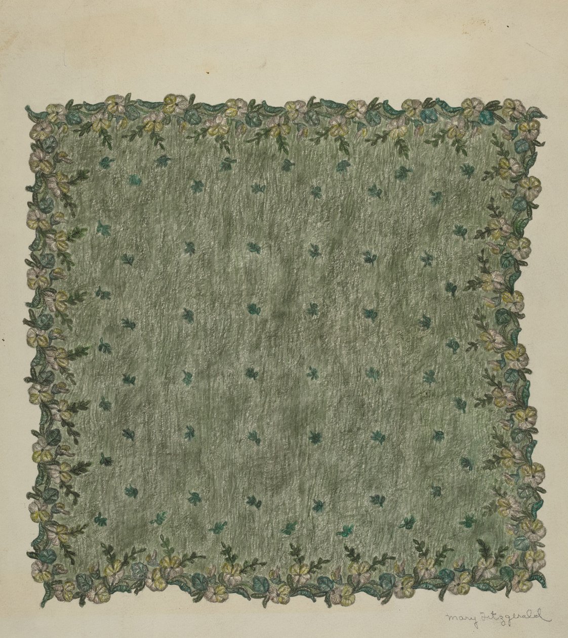 Chusteczka wieczorowa, 1935-1942. autorstwa Mary Fitzgerald