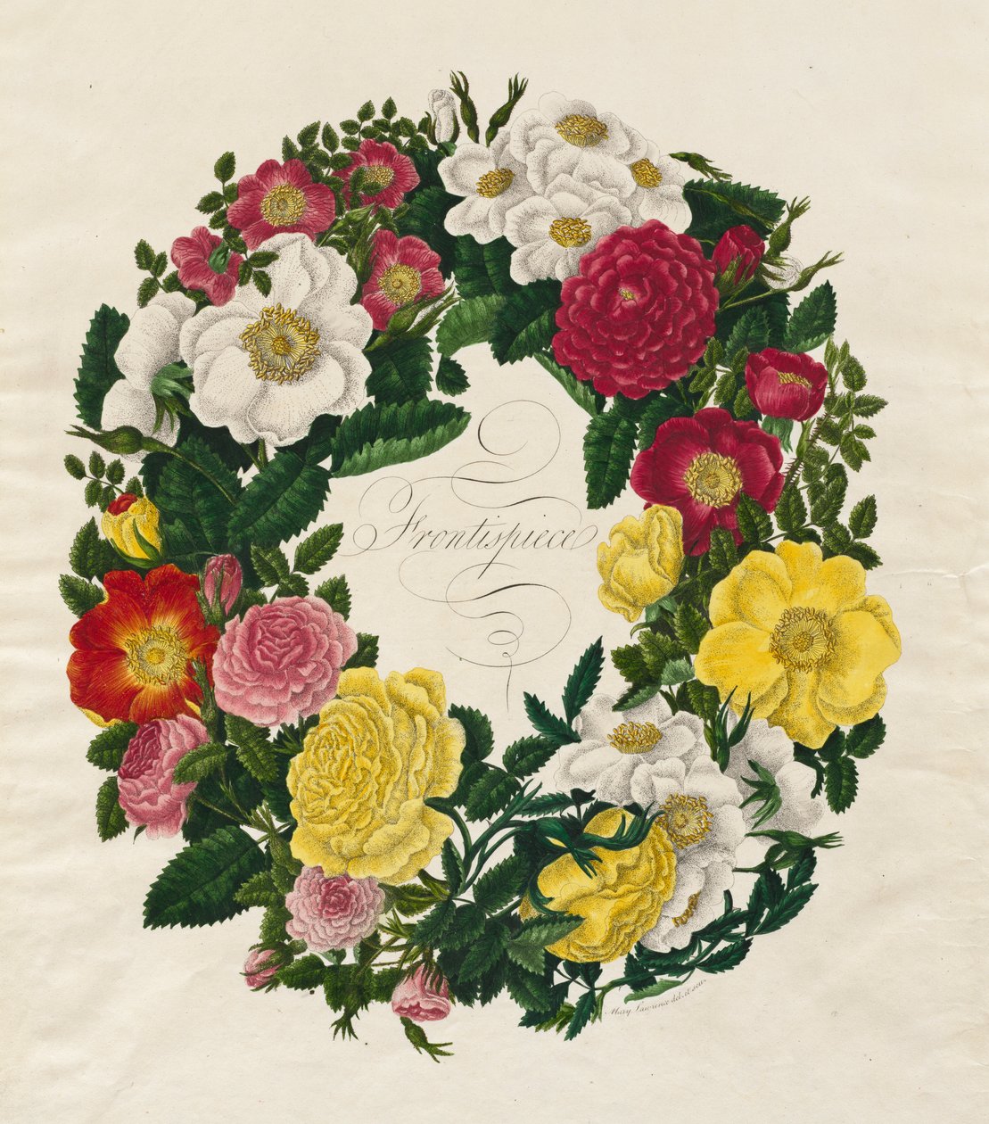 Wieniec róż, 1799. autorstwa Mary Lawrence