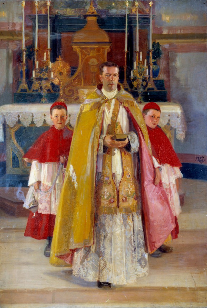 Portret Abbé Toussaint Obraz Mary Mac Monnies (1858-1946). Vernon, Muzeum Poulain autorstwa Mary Louise MacMonnies