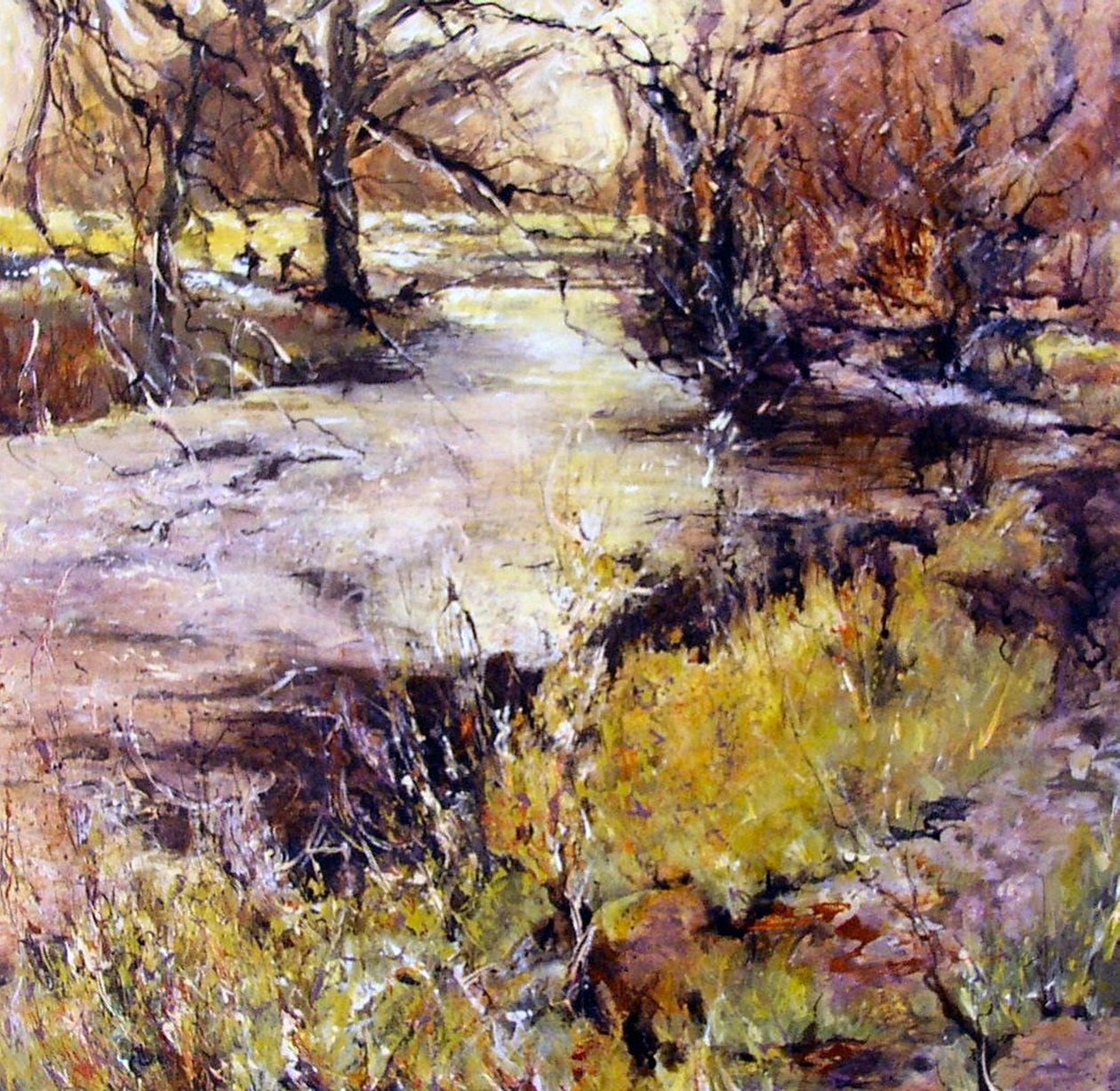 Łowienie ryb w dolinie Wolfscot autorstwa Mary Smith
