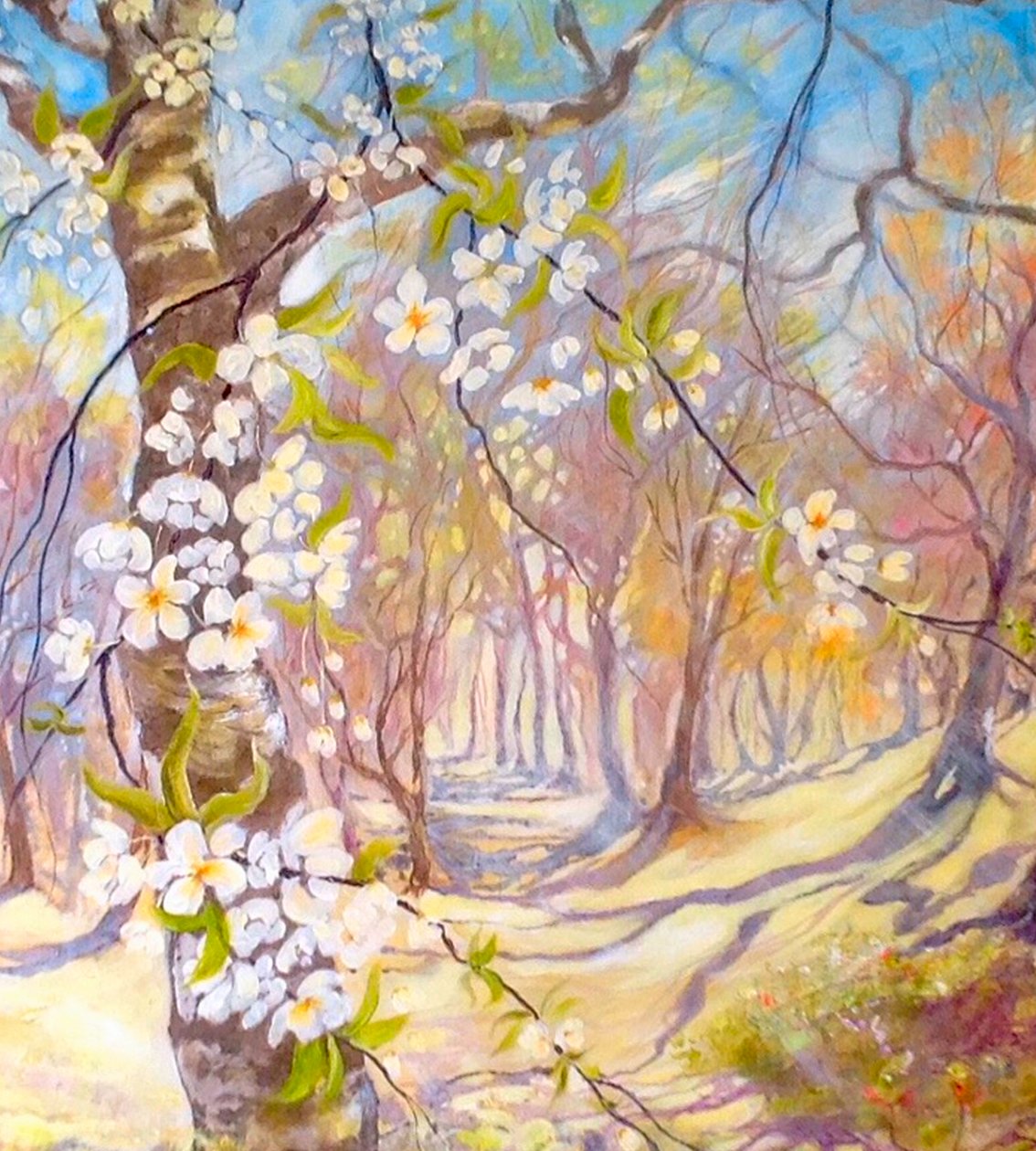 duże kwiaty na wiosnę autorstwa Mary Smith