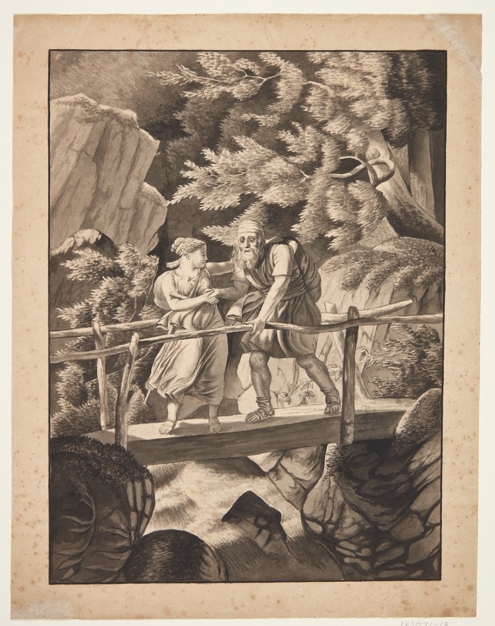 motyw osjański (?) autorstwa Mary Sophie Clarck