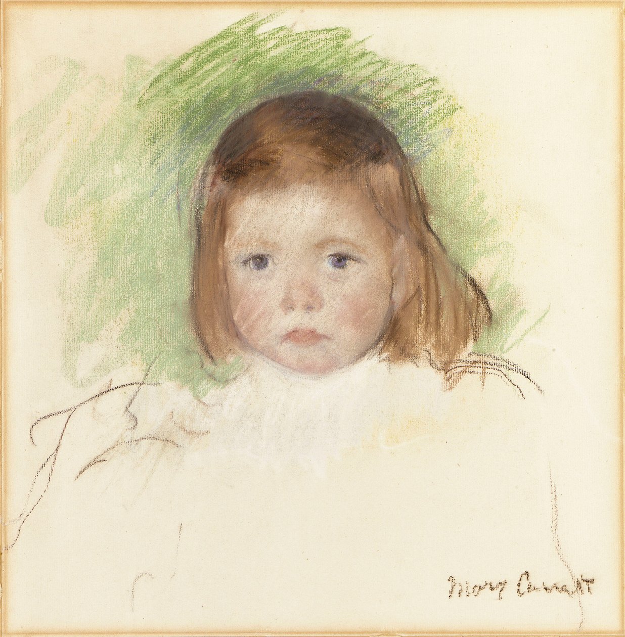 Portret Ellen Mary Cassatt autorstwa Mary Cassatt