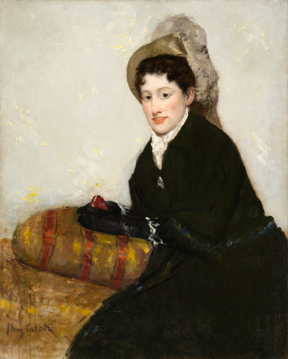 Portret Madame X ubranej na poranek autorstwa Mary Stevenson Cassatt