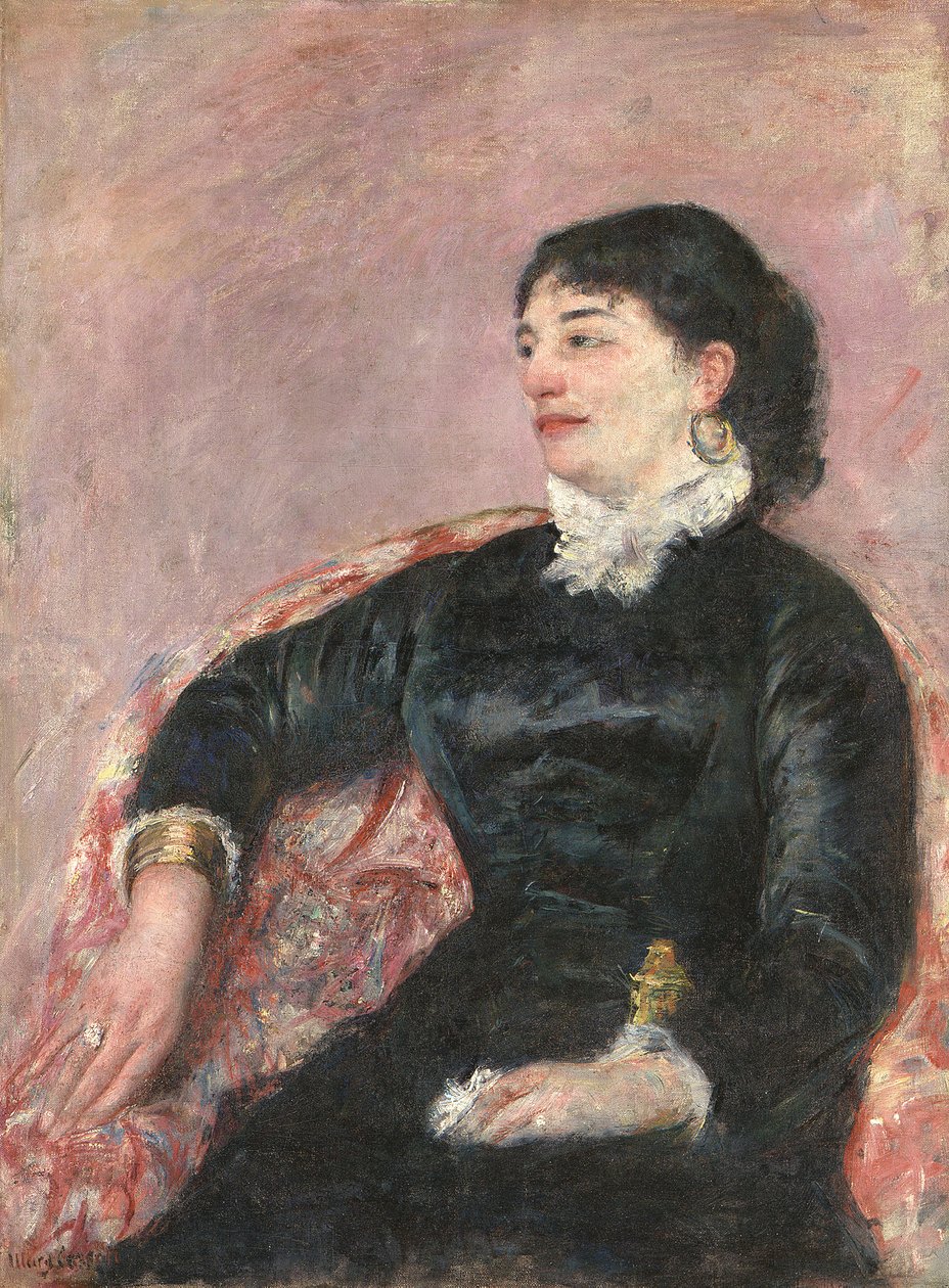 Portret Włoszki (olej na płótnie) autorstwa Mary Stevenson Cassatt