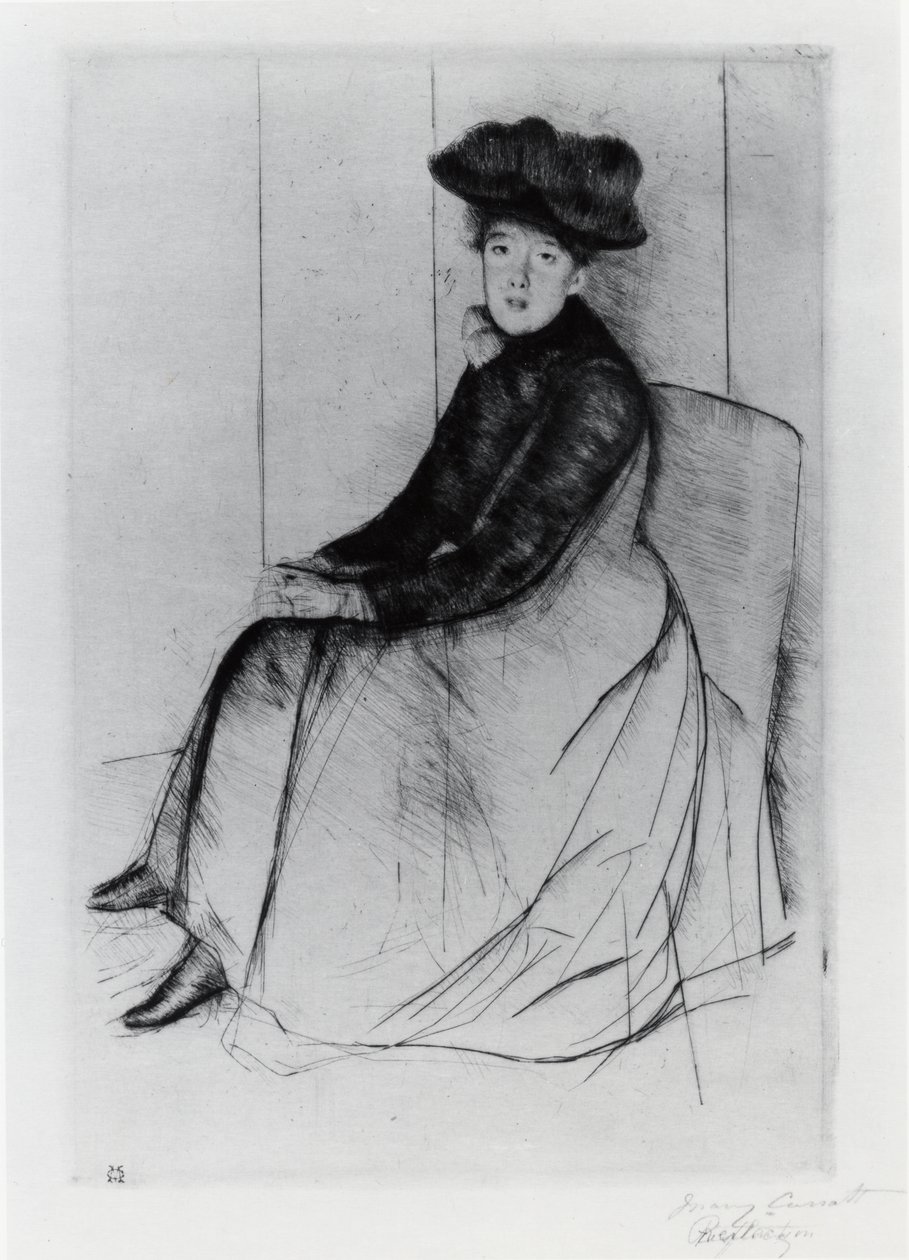 Odbicie autorstwa Mary Stevenson Cassatt