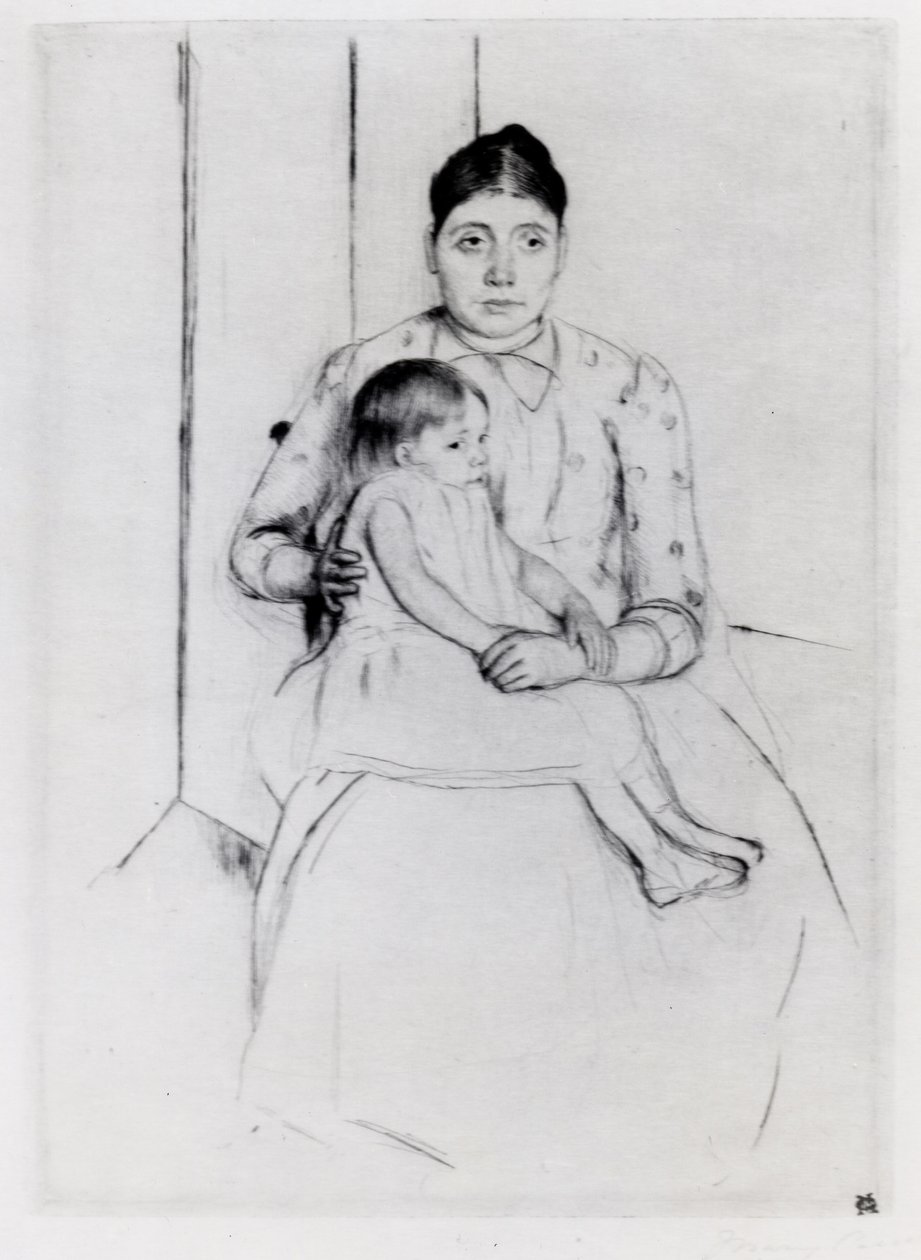 Odpoczynek (odpoczynek) autorstwa Mary Stevenson Cassatt