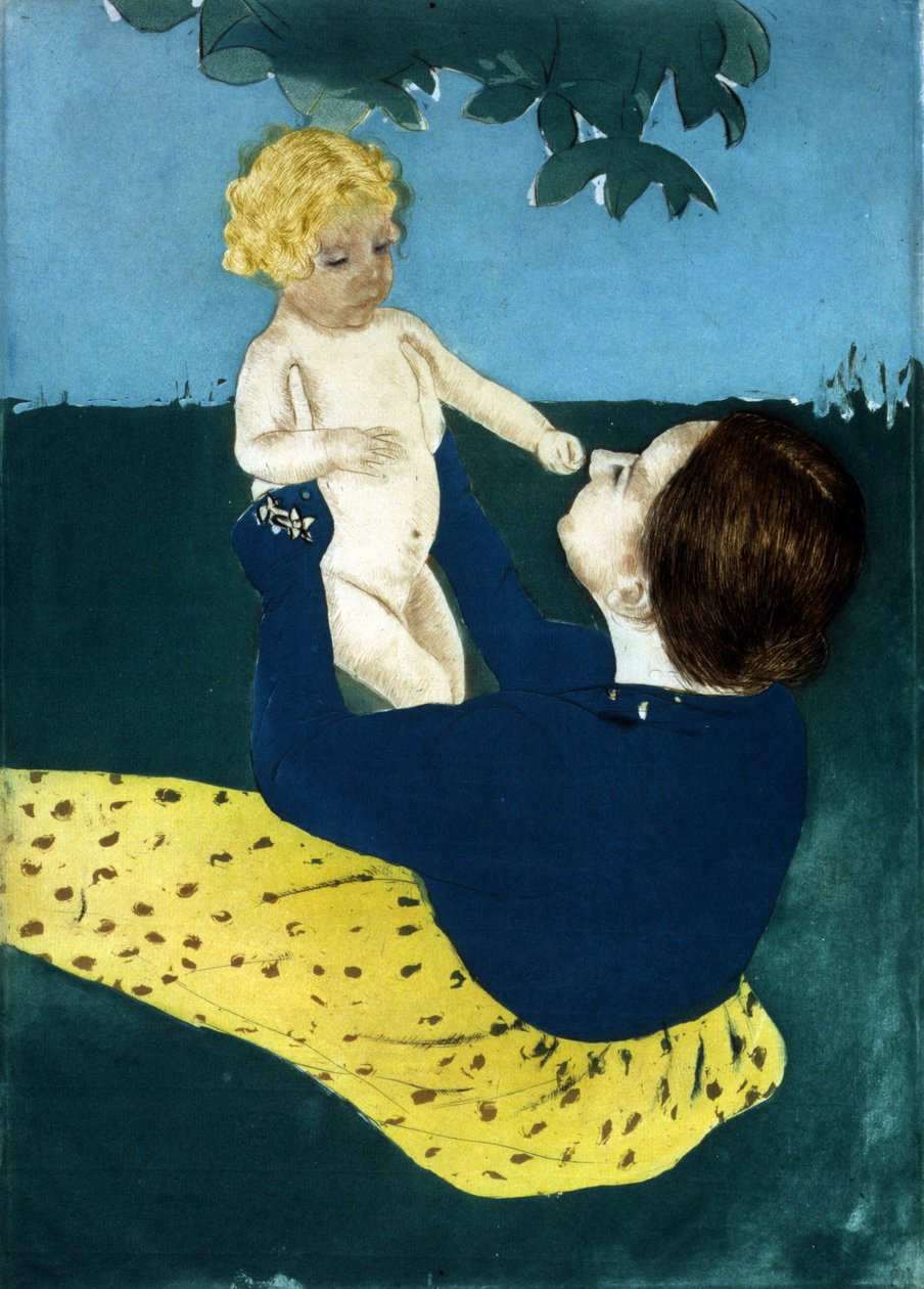 Pod kasztanowcem 1898 Mary Cassatt autorstwa Mary Stevenson Cassatt