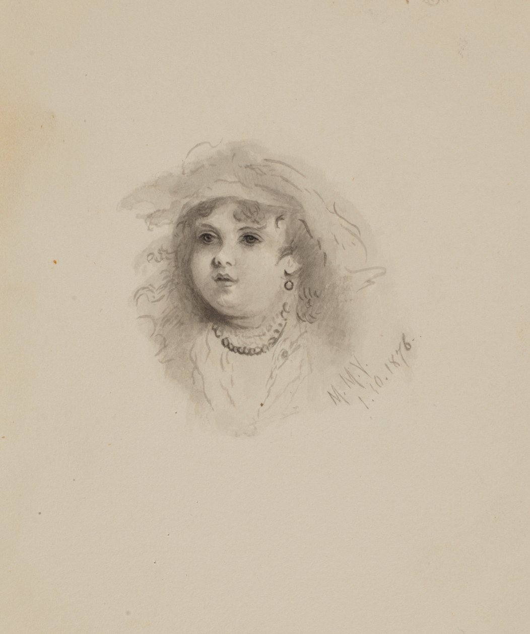 Bez tytułu (Głowa dziecka) autorstwa Mary Vaux Walcott